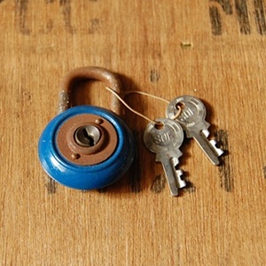 빈티지 자물쇠 &amp; 열쇠 (A)