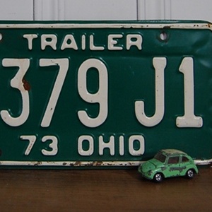 Vintage License Plate 4379J1