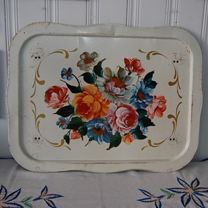 vintage  bed tin tray 50&#039;