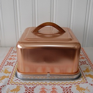 vintage  cake carrier