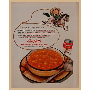 1953&#039; Campbell&#039;s Beef Soup