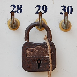 빈티지 자물쇠&amp; 열쇠 (CA)