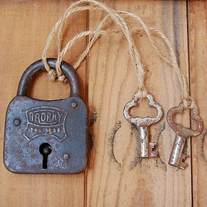 빈티지 자물쇠&amp; 열쇠 (TRO)
