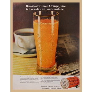 1968&#039; Prozen Orange Juice
