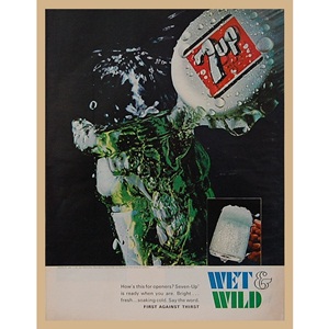 1967&#039; 7UP WET WILD 