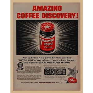 1953&#039; MAXWELL HOUSE COFFEE