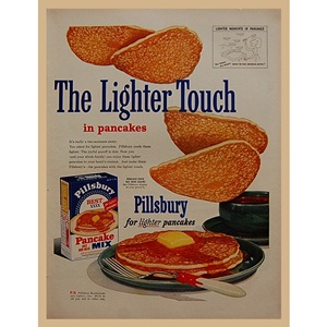 1952&#039; Pillsbury pancakes