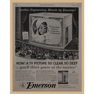 1953&#039; EMERSON TV 21&quot;