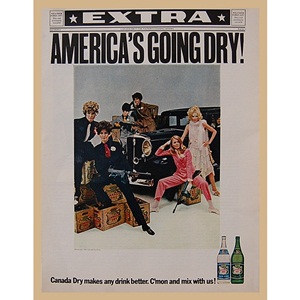 1967&#039; CANADA DRY MAKES 