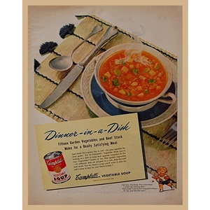 1946&#039; CAMPBELL&#039;S - DISH