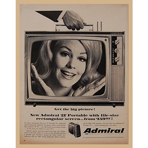 1966&#039; Admiral 21&quot; portable