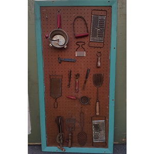 vintage kitchen tool frame 