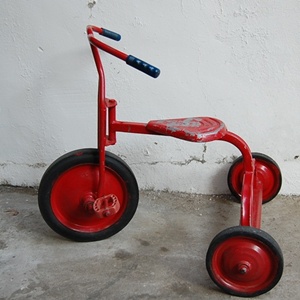  Vintage Red Tricycle