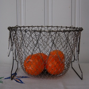 vintage wire basket