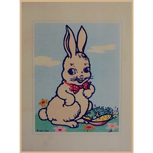 빈티지일러스트 1943&#039; Rabbit