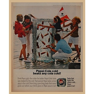 1966&#039; Pepsi-Cola cold