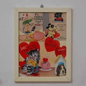 Vintage Valentine Card Frame#011