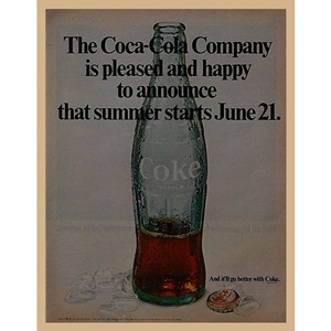 1969&#039; THE COCA-COLA