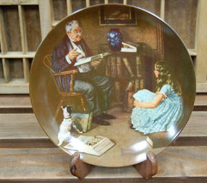 Norman Rockwell Plate (A)