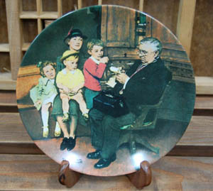 Norman Rockwell Plate (B)