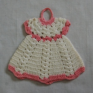 Vintage Crochet Pot Holder #22