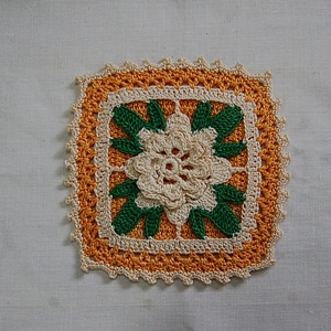 Vintage Crochet Pot Holder #2