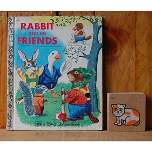 VINTAGE RABBIT AND HIS FRIENDS BOOK