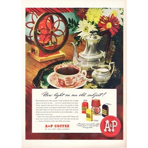 빈티지 아트포스터 #7 A&amp;P (1947)