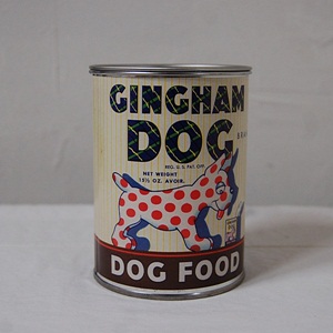빈티지 데코 캔 #1 --   DOG FOOD