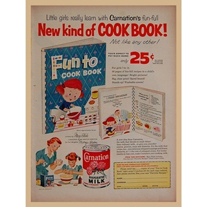 1955&#039; Carnation cook book 