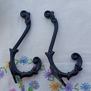 Iron hook-antique black