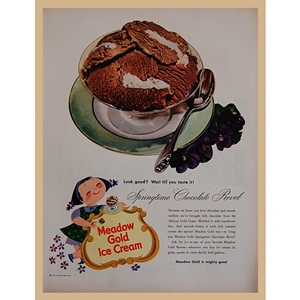 1953&#039; Meadow Gold Ice Cream